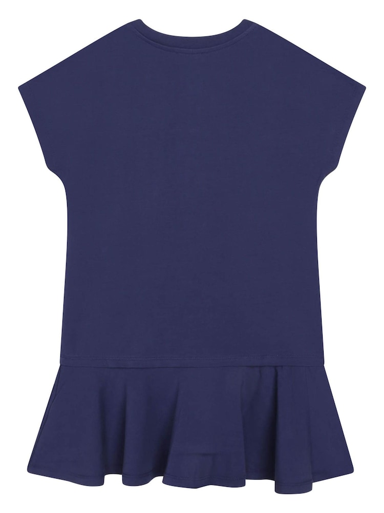 KENZO KIDS Paris Logo Peplum Dress - Image 2 of 2