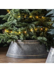 Gallery Home Grey Large Stars Tree Skirt - Image 1 of 3