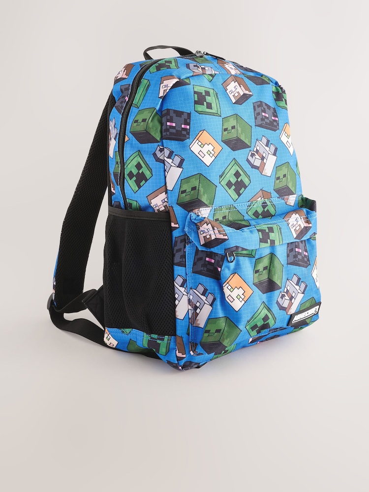 Minecraft Blue Backpack - Image 1 of 5