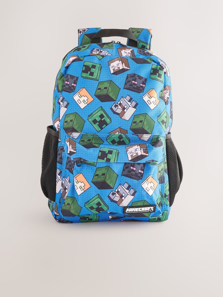 Minecraft Blue Backpack - Image 2 of 5