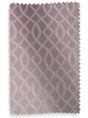 Blush Pink Next Collection Luxe Heavyweight Maeve Damask Velvet Eyelet Lined Curtains - Image 5 of 5