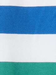 Benetton Boys Striped Logo Polo Shirt - Image 3 of 3