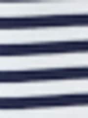 Benetton Boys Striped 100% Cotton Logo T-Shirt - Image 2 of 2