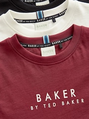 Baker by Ted Baker 100% Cotton T-Shirts 3 Pack - Image 6 of 6