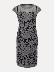 Phase Eight Blue Petite Zila Tapework Dress - Image 6 of 6