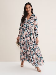 Phase Eight Natural Petite Petite Averie Print Maxi Dress - Image 1 of 6