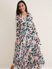 Phase Eight Natural Petite Petite Averie Print Maxi Dress - Image 3 of 6