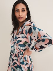 Phase Eight Natural Petite Petite Averie Print Maxi Dress - Image 4 of 6