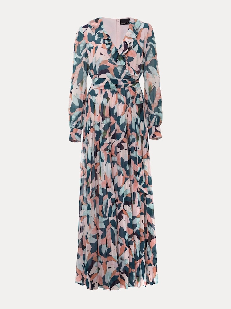 Phase Eight Natural Petite Petite Averie Print Maxi Dress - Image 6 of 6