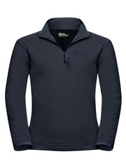 Jack Wolfskin Children's Taunus Half Zip Black Fleece - Image 1 of 2
