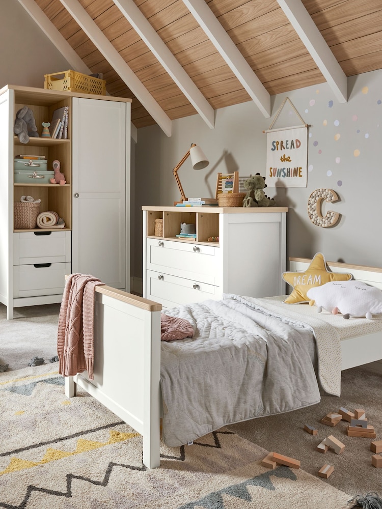 Mamas & Papas White Natural Harwell 3 Piece Furniture Range Cashmere - Image 2 of 7