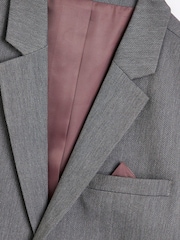 River Island Grey Boys Tailored Jacket - Image 3 of 3