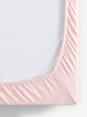 2 Pack Pink 100% Cotton Jersey Baby Fitted Sheets - Image 3 of 8