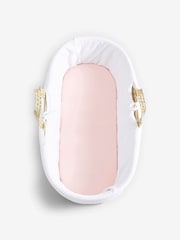 2 Pack Pink 100% Cotton Jersey Baby Fitted Sheets - Image 4 of 8