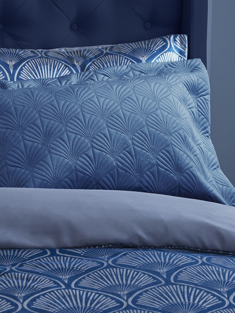 Catherine Lansfield Art Deco Pearl Quilted Pillowsham Pair - Bild 1 von 2 Catherine Lansfield Art Deco Pearl Quilted Pillowsham Pair - Bild 1 von 2