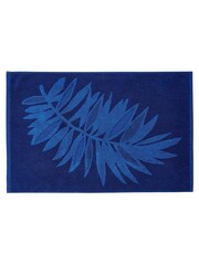 Matthew Williamson Blue La Palmera 100% Cotton Bathmat - Image 3 of 5