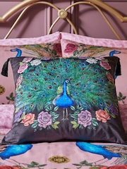 Matthew Williamson Black Peacock Bloom Cushion - Image 1 of 5