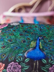 Matthew Williamson Black Peacock Bloom Cushion - Image 4 of 5