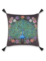 Matthew Williamson Black Peacock Bloom Cushion - Image 5 of 5