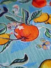 ראנר לשולחן מתערובת פשתן וכותנה של Matthew Williamson דגם Citrus Grove - Image 3 of 3