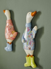 Set of 3 Multi Colour Geese Wall Art Plaques - Image 3 of 5