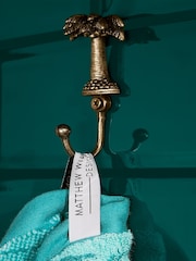 Matthew Williamson Green La Palmera 100% Cotton Towel - Image 3 of 4