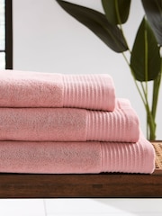 Matthew Williamson Pink Luxury Soft 100% Cotton Towel - Image 2 of 4