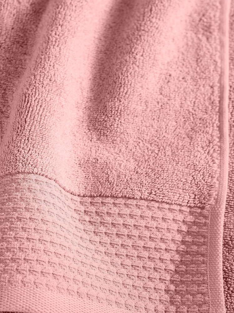 Matthew Williamson Pink Luxury Soft 100% Cotton Towel - Image 4 of 4