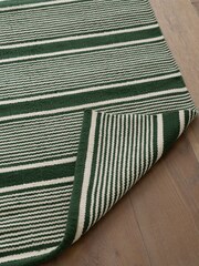 Jasper Conran London Green Stripe Wool Runner - Image 3 of 4