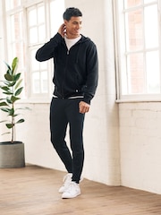 Negro - Polo Ralph Lauren Zip-Up Logo Hoodie - Imagen 1 de 3