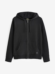 Negro - Polo Ralph Lauren Zip-Up Logo Hoodie - Imagen 3 de 3