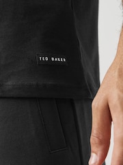 Ted Baker Black Crew Neck T-Shirt 3 Pack - Image 3 of 6