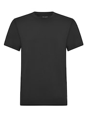 Ted Baker Black Crew Neck T-Shirt 3 Pack - Image 5 of 6