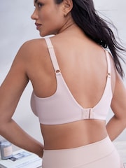 Nude DD+ Non Pad Plunge Ultimate Comfort Brushed Bra - Image 3 of 7