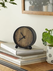 Black Bronx Mini Alarm Clock - Image 1 of 4