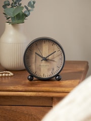 Black Bronx Mini Alarm Clock - Image 2 of 4