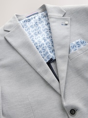 Grey Motionflex Stretch Jersey Blazer - Image 11 of 16