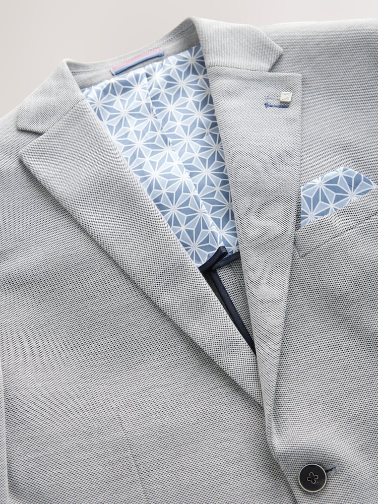 Grey Motionflex Stretch Jersey Blazer - Image 11 of 17