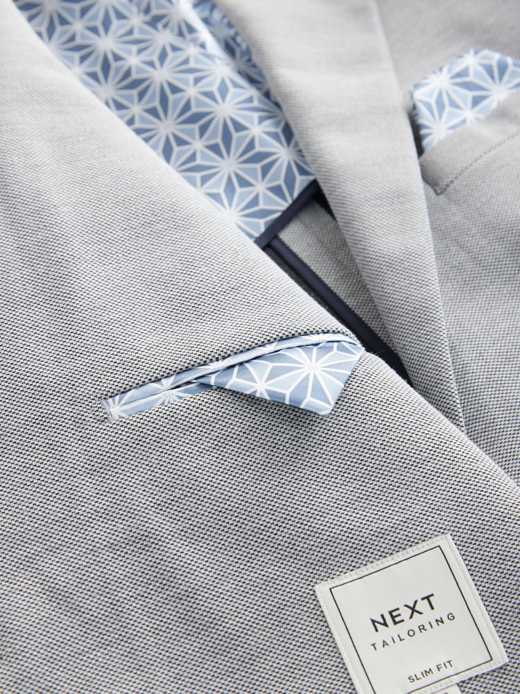 Grey Motionflex Stretch Jersey Blazer - Image 16 of 16