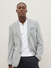 Grey Motionflex Stretch Jersey Blazer - Image 4 of 16