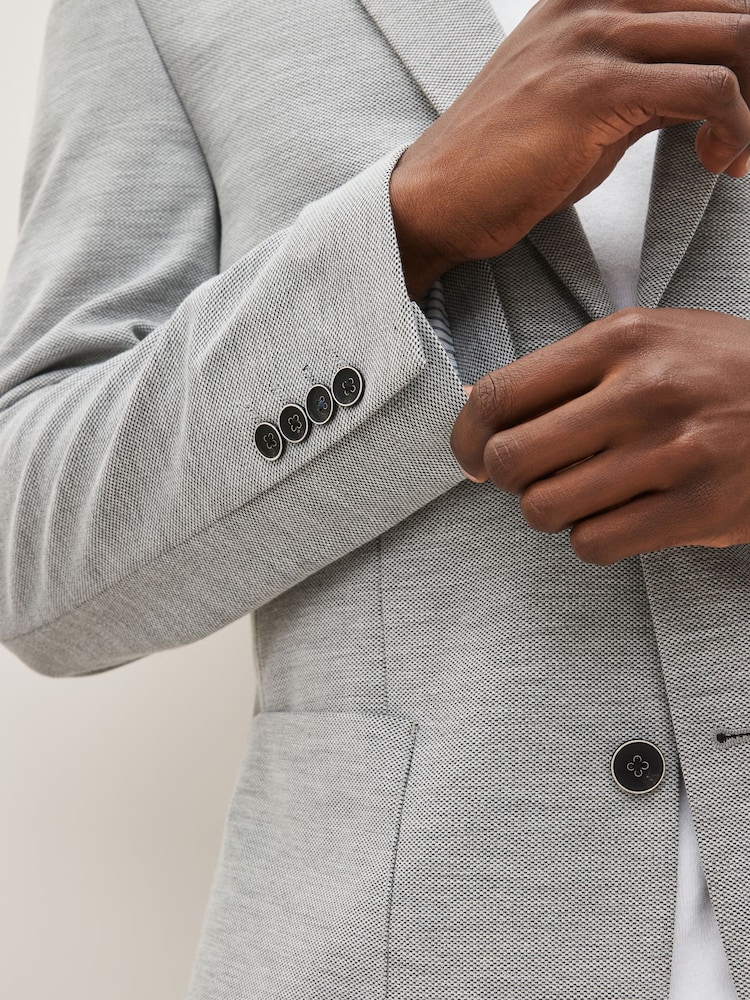 Grey Motionflex Stretch Jersey Blazer - Image 7 of 17