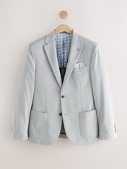 Grey Motionflex Stretch Jersey Blazer - Image 9 of 16
