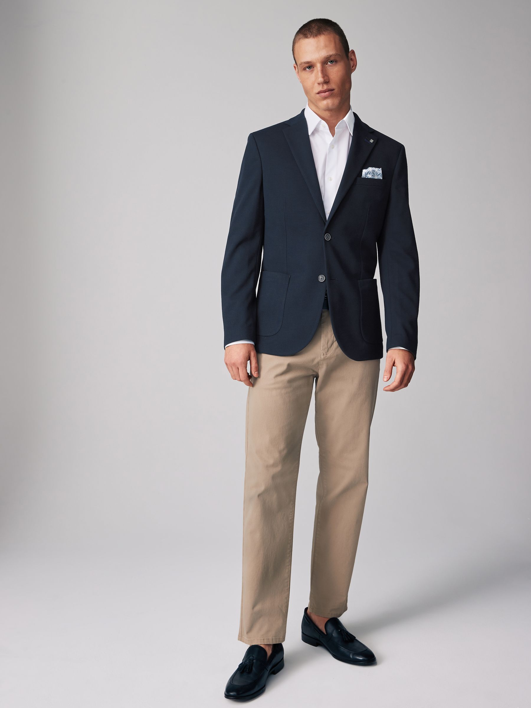 Buy Navy Blue Motionflex Stretch Jersey Blazer from the Next UK online shop