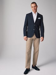 Navy Blue Motionflex Stretch Jersey Blazer - Image 2 of 10