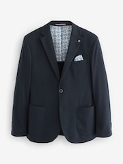 Navy Blue Motionflex Stretch Jersey Blazer - Image 6 of 10