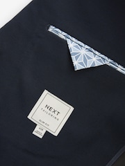 Navy Blue Motionflex Stretch Jersey Blazer - Image 9 of 10