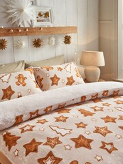 Vzorec božič flis duvet pokrov in blazina set - Slika 2 iz 4