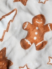 Vzorec božič flis duvet pokrov in blazina set - Slika 3 iz 4