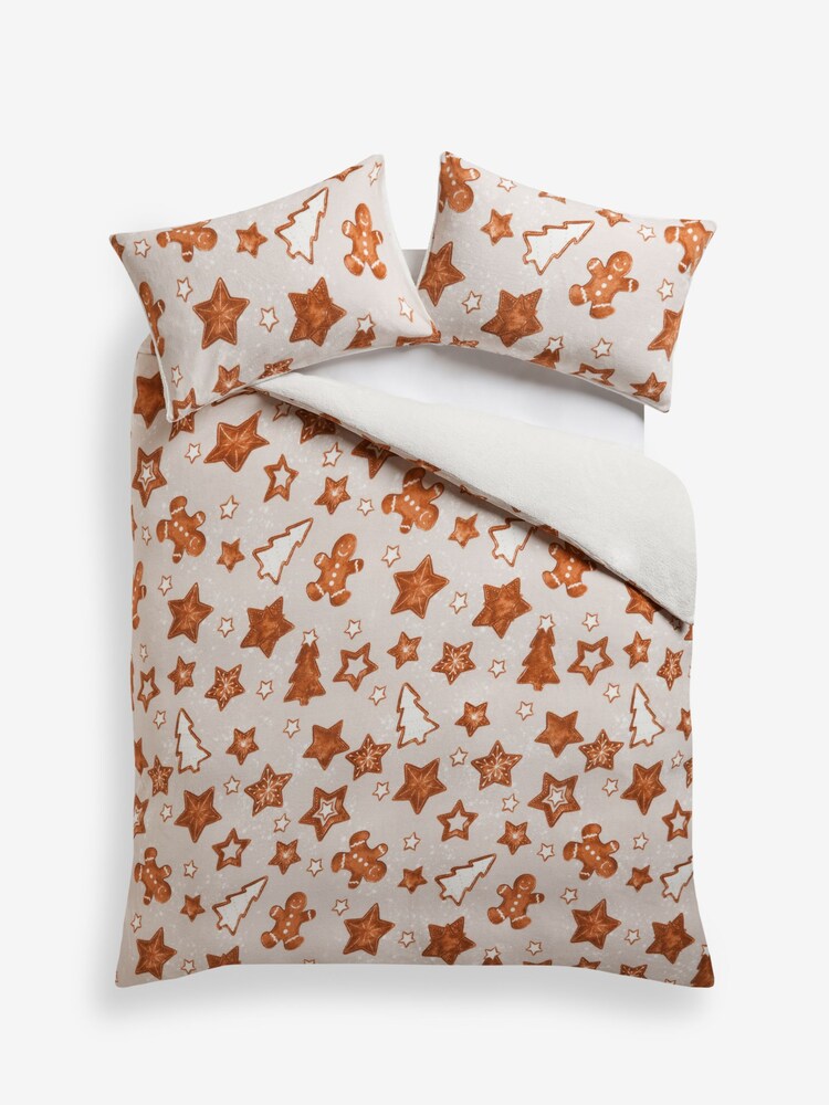Vzorec božič flis duvet pokrov in blazina set - Slika 4 iz 4