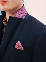 Navy Blue Signature Motionflex Italian Wool Blend Blazer - Image 5 of 10